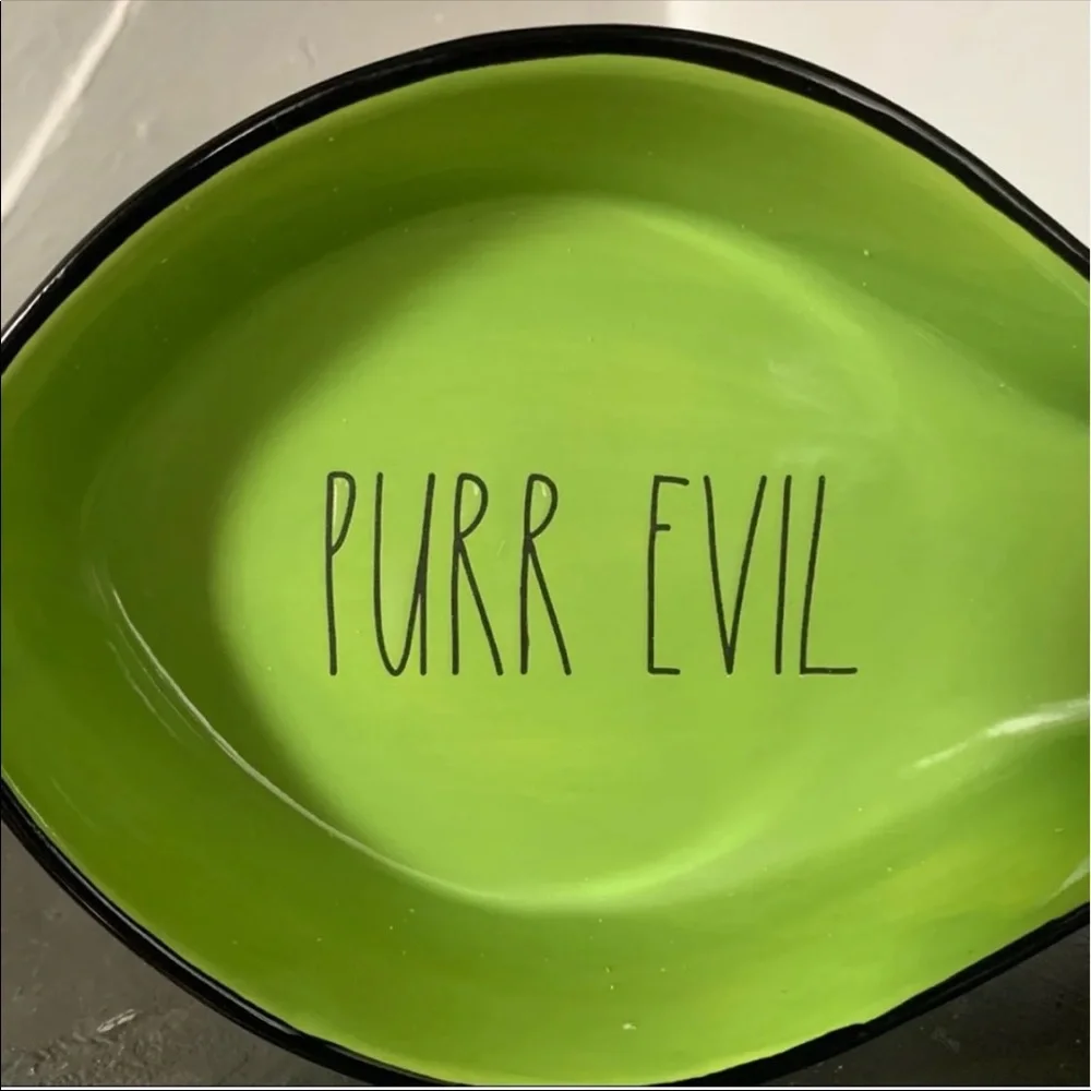 Rae Dunn PURR EVIL Dish